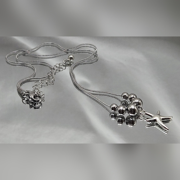 Silver Starfish Jewelry Set - Picture 3 of 12